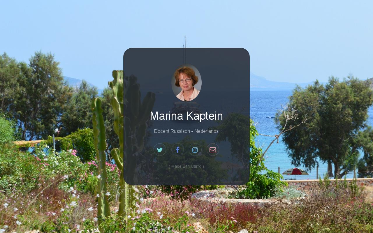 Carrd profile picture for @marina